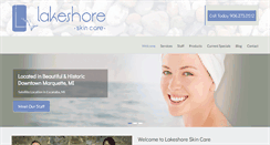 Desktop Screenshot of lakeshore-skincare.com